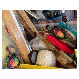 Crafting tools, 4 containers of... Crafting tools, 4 containers of...
