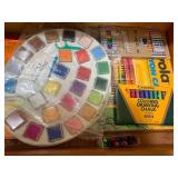 Crayons, paints, pencils, puzzles; ... Crayons, paints, pencils, puzzles; ...