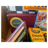 Games and crayons... Games and crayons...