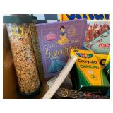 Games and crayons... Games and crayons...