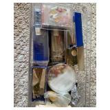 (2) top shelves of miniature collec... (2) top shelves of miniature collec...