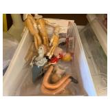(2) top shelves of miniature collec... (2) top shelves of miniature collec...
