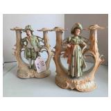 Gentleman and lady candelabra... Gentleman and lady candelabra...