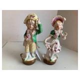 (2) German style figurines... (2) German style figurines...
