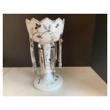 Decorative mantel white glass vase ... Decorative mantel white glass vase ...