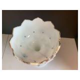 Decorative mantel white glass vase ... Decorative mantel white glass vase ...