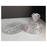 Lead crystal covered butter or chee... Lead crystal covered butter or chee...