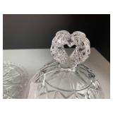 Lead crystal covered butter or chee... Lead crystal covered butter or chee...