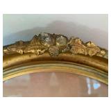 2 pcs - antique oval ornate picture... 2 pcs - antique oval ornate picture...