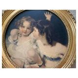 Calmady children ornate framed pict... Calmady children ornate framed pict...