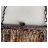 (2) metal mesh purses... (2) metal mesh purses...