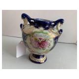 Porcelain vase with cobalt blue... Porcelain vase with cobalt blue...