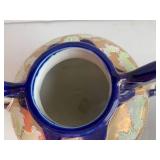 Porcelain vase with cobalt blue... Porcelain vase with cobalt blue...