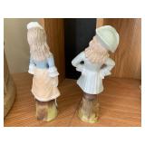 2 pcs - Bisque porcelain young adul... 2 pcs - Bisque porcelain young adul...