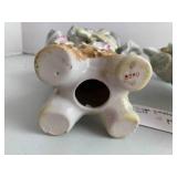 Porcelain man and woman busts, appr... Porcelain man and woman busts, appr...