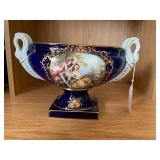 Cobalt blue porcelain bowl... Cobalt blue porcelain bowl...