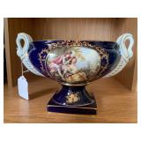 Cobalt blue porcelain bowl... Cobalt blue porcelain bowl...