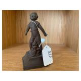 Cast iron door stop of child... Cast iron door stop of child...