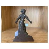 Cast iron door stop of child... Cast iron door stop of child...