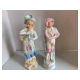 2 pcs - porcelain gentleman and lad... 2 pcs - porcelain gentleman and lad...