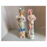 2 pcs - porcelain gentleman and lad... 2 pcs - porcelain gentleman and lad...