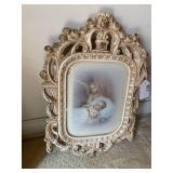 Framed picture of angel and child, ... Framed picture of angel and child, ...