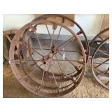 (2) Iron wheels... (2) Iron wheels...
