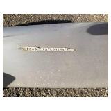 Metal air plane propellor... Metal air plane propellor...
