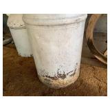 (2) Painted milk cans... (2) Painted milk cans...