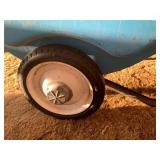 Blue radio lawn cart... Blue radio lawn cart...