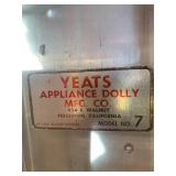 Yeats appliance moving dolly cart... Yeats appliance moving dolly cart...