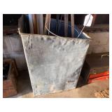 Metal box with yard and garden tool... Metal box with yard and garden tool...