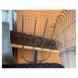 Metal box with yard and garden tool... Metal box with yard and garden tool...