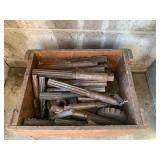Lamson wood box with metal machinin... Lamson wood box with metal machinin...