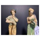 Borghese chalkware, young couple wi... Borghese chalkware, young couple wi...