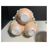 (3) German porcelain cherubs and fl... (3) German porcelain cherubs and fl...