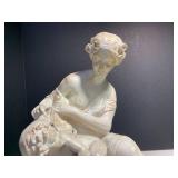 Woman seated tending to a child, 14... Woman seated tending to a child, 14...