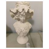 Bust of women with ruffled bonnet, ... Bust of women with ruffled bonnet, ...