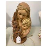 Electric lamp, Madonna and child, 1... Electric lamp, Madonna and child, 1...