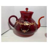 Murano Ruby Red tea or coffee set... Murano Ruby Red tea or coffee set...