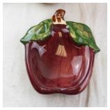 Plum Pattern Cream Ceramic Dinnerware Set - Cups Plates Bowls Pitcher Butter Dish