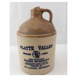 McCormick Platte Valley Corn Whiskey Jug - 80 Proof, Made in USA, Weston MO