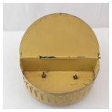 Lazy Susan - Vintage Gold-Tone Round Serving Center with Filigree Cutouts