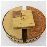 Lazy Susan - Vintage Gold-Tone Round Serving Center with Filigree Cutouts