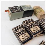 Listo Leads Black No. 162 & Cook's File Signals - Vintage Electronics Lot