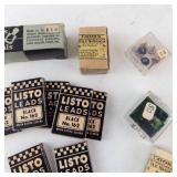 Listo Leads Black No. 162 & Cook's File Signals - Vintage Electronics Lot