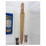 Star Wars Sketchbook - Joe Johnston (Vintage Concept Art) & 3 Vintage Plastic Swords