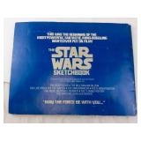 Star Wars Sketchbook - Joe Johnston (Vintage Concept Art) & 3 Vintage Plastic Swords
