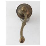 Vintage Brass Coffee Grinder & Spice Mill - Hand Crank Antique