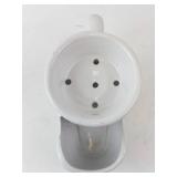 Vintage Shaving Mug - Sail Ship Print - White Ceramic